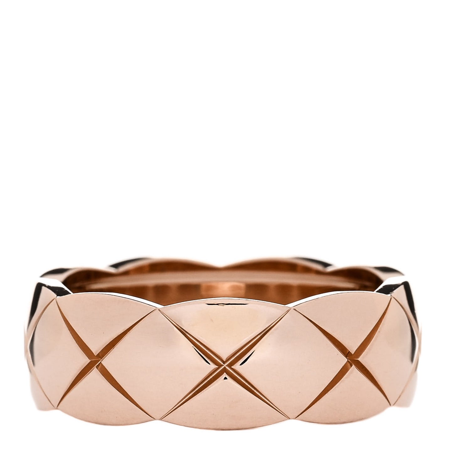 18K Beige Gold Small Coco Crush Ring 53 6.5