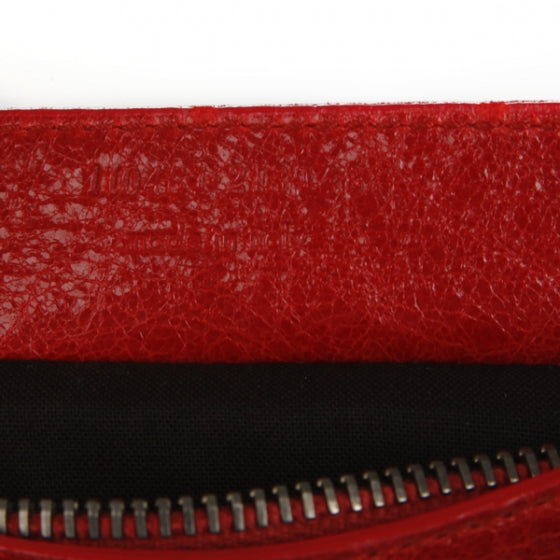 Balenciaga Chevre Porte Toilette Makeup Clutch True Red 12 of 13