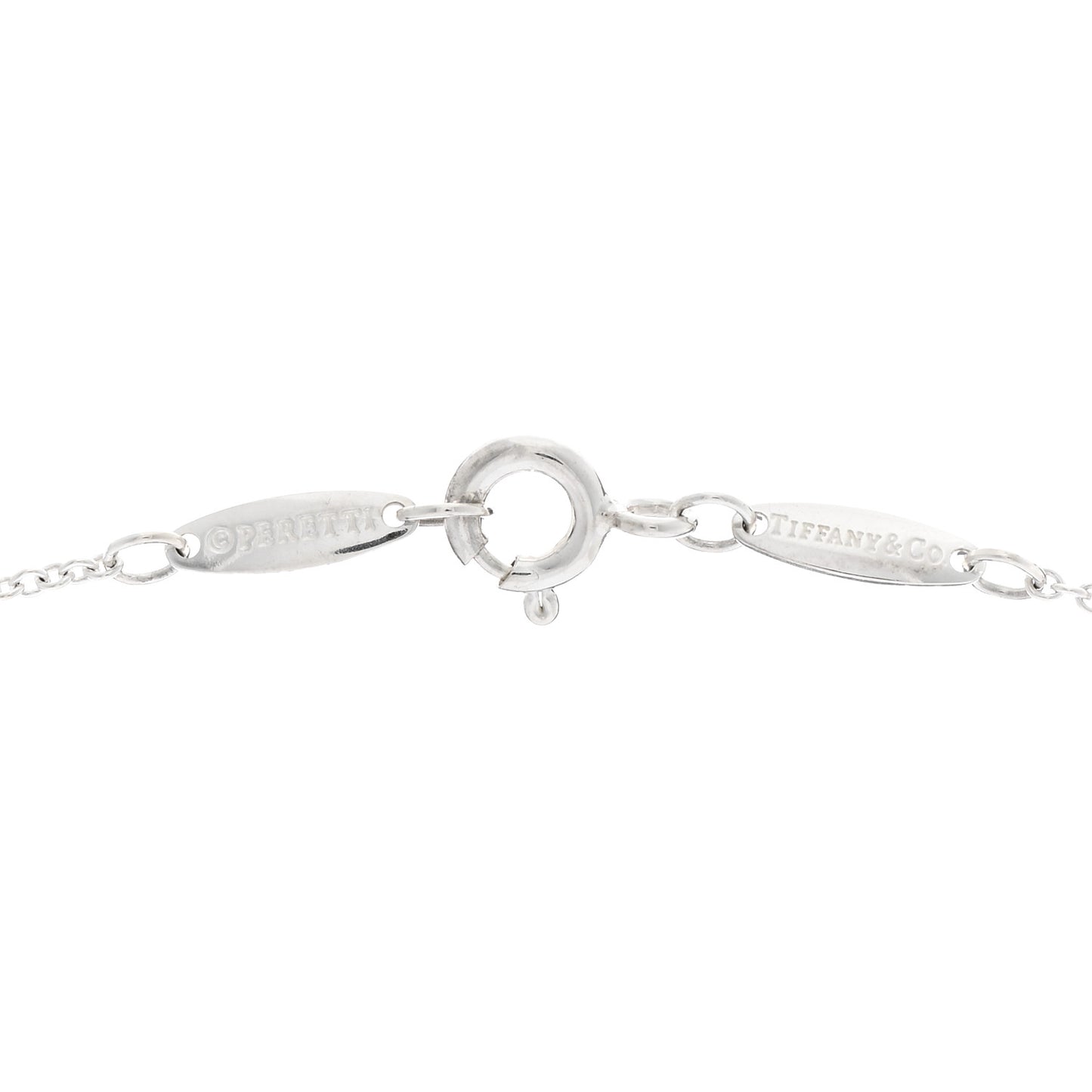 Sterling Silver 12mm Elsa Peretti Cross Pendant Necklace