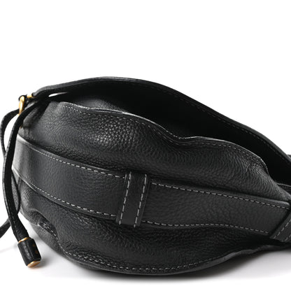 Chloe Grained Calfskin Medium Marcie Saddle Bag Black 10 of 10