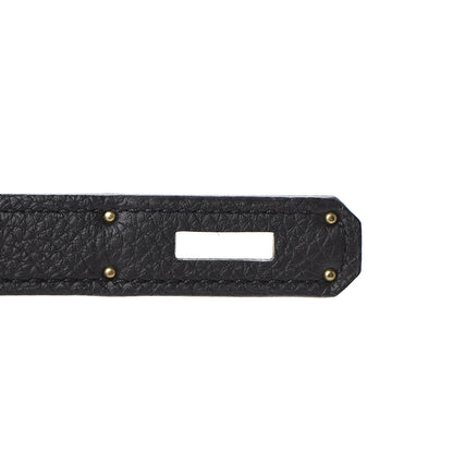 Hermes Togo Matte Alligator Kelly Retourne Touch 28 Black 28 of 38
