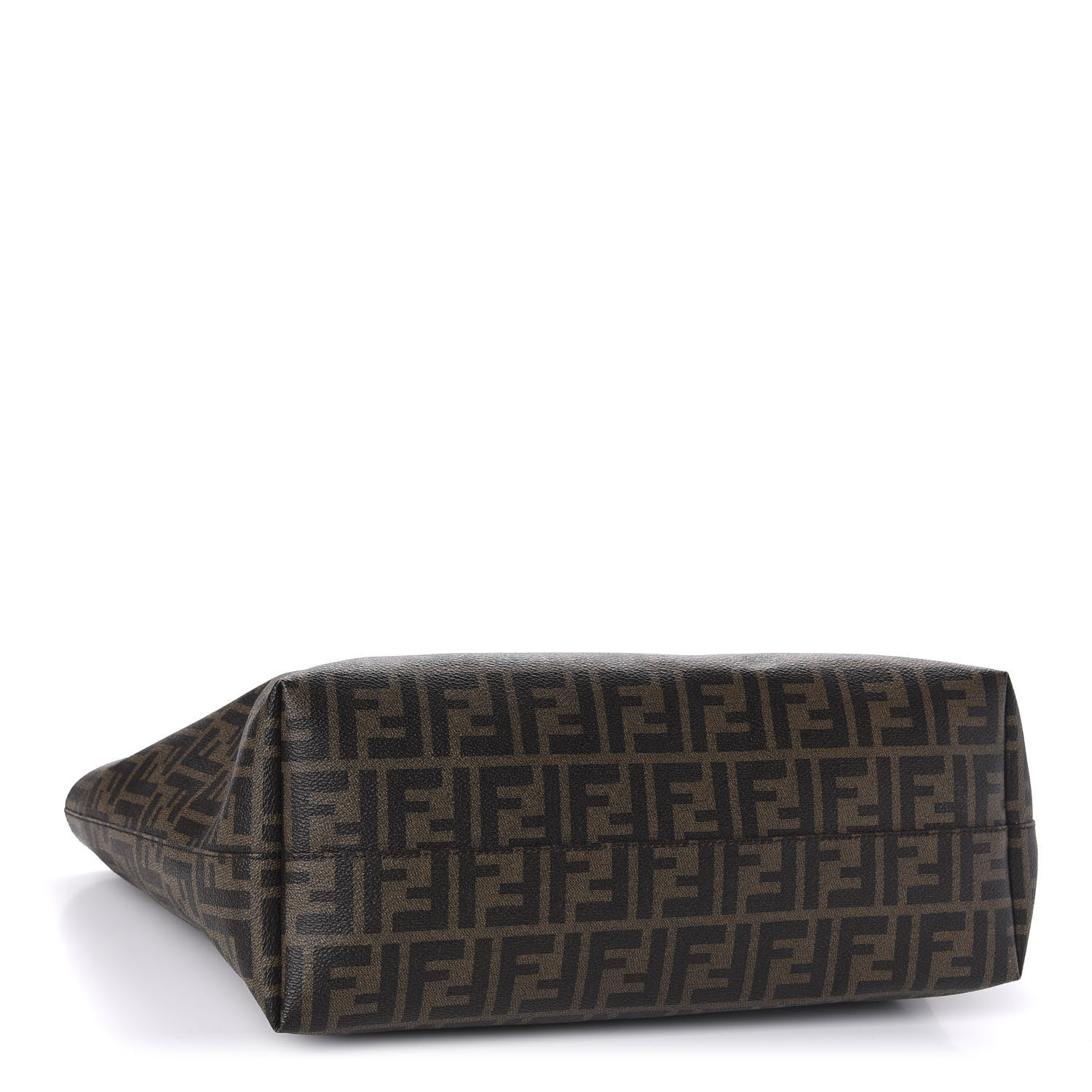 Fendi Zucca Spalmati Small Roll Tote Tobacco Moro 4 of 12