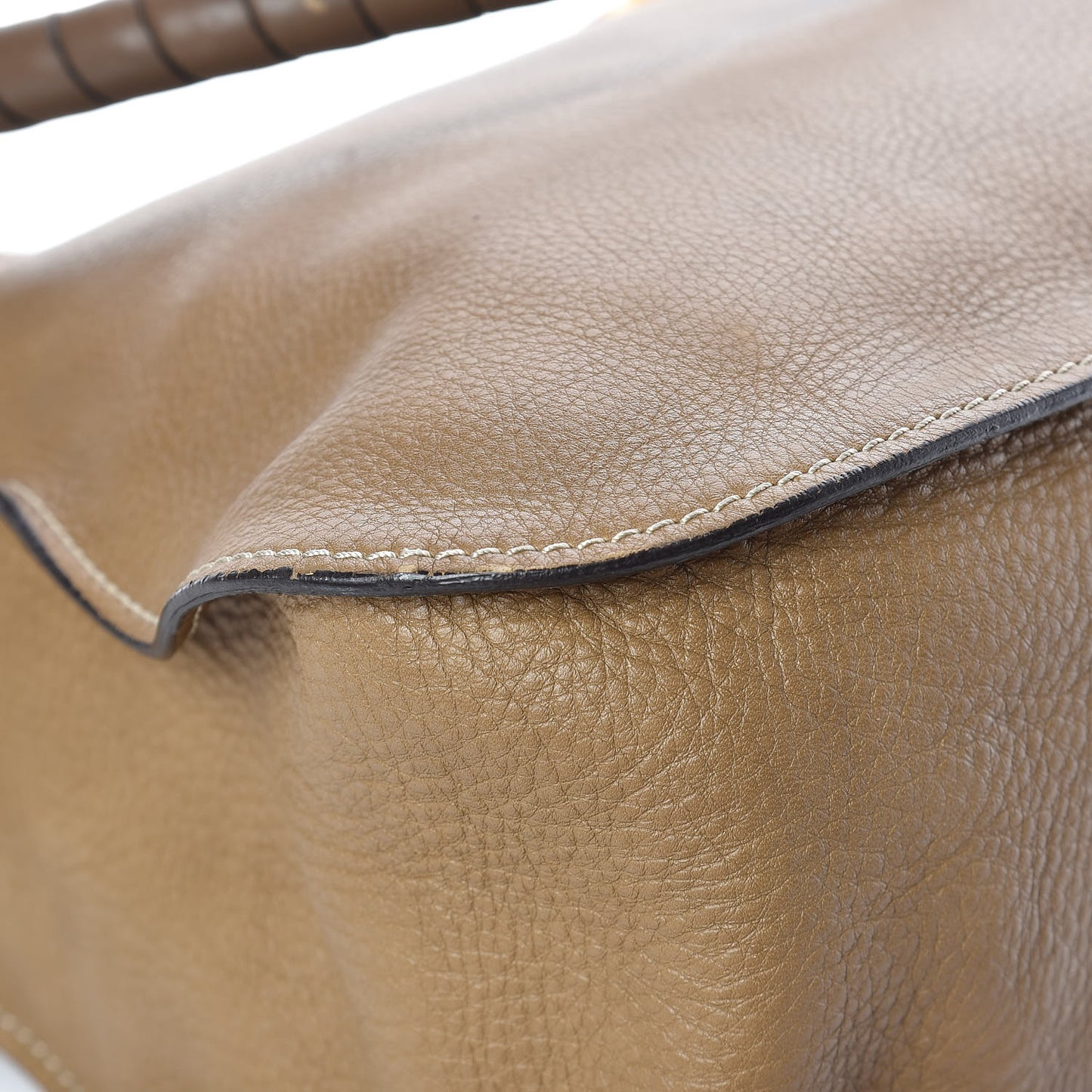 Calfskin Large Marcie Satchel Nut