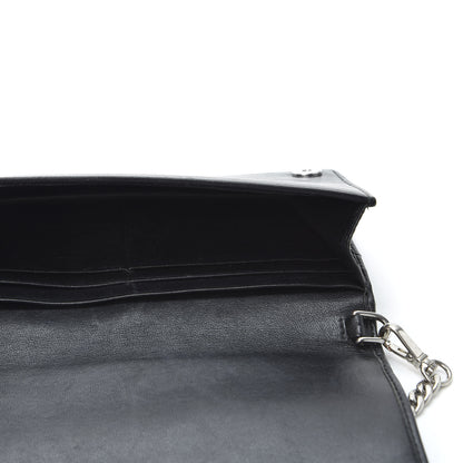 Prada Nappa Gaufre Wallet On Chain Black 11 of 12
