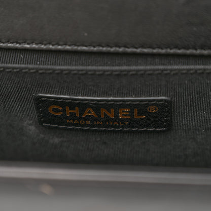 Chanel Lambskin Quilted Medium Boy Flap Black 6 of 10