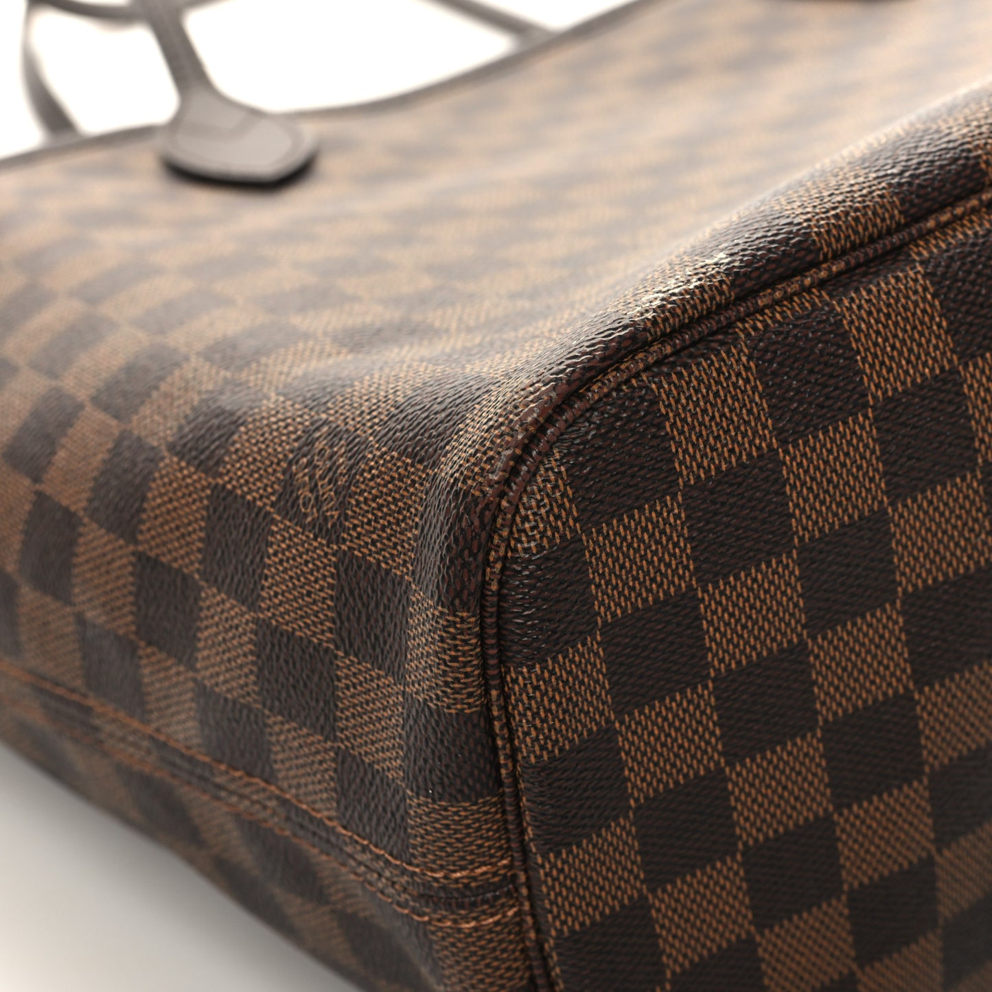 Damier Ebene Neo Neverfull MM Rose Ballerine