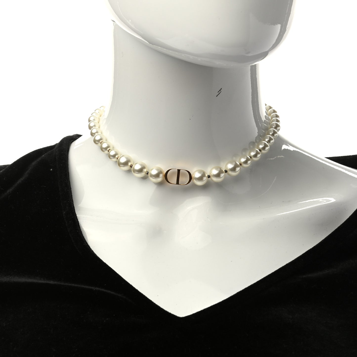 Pearl 30 Montaigne Choker Necklace Gold