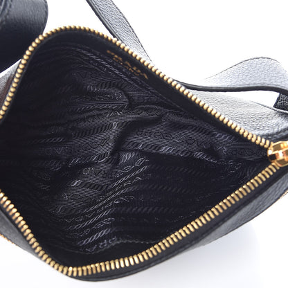 Prada Vitello Daino Small Belt Bag Black 5 of 9