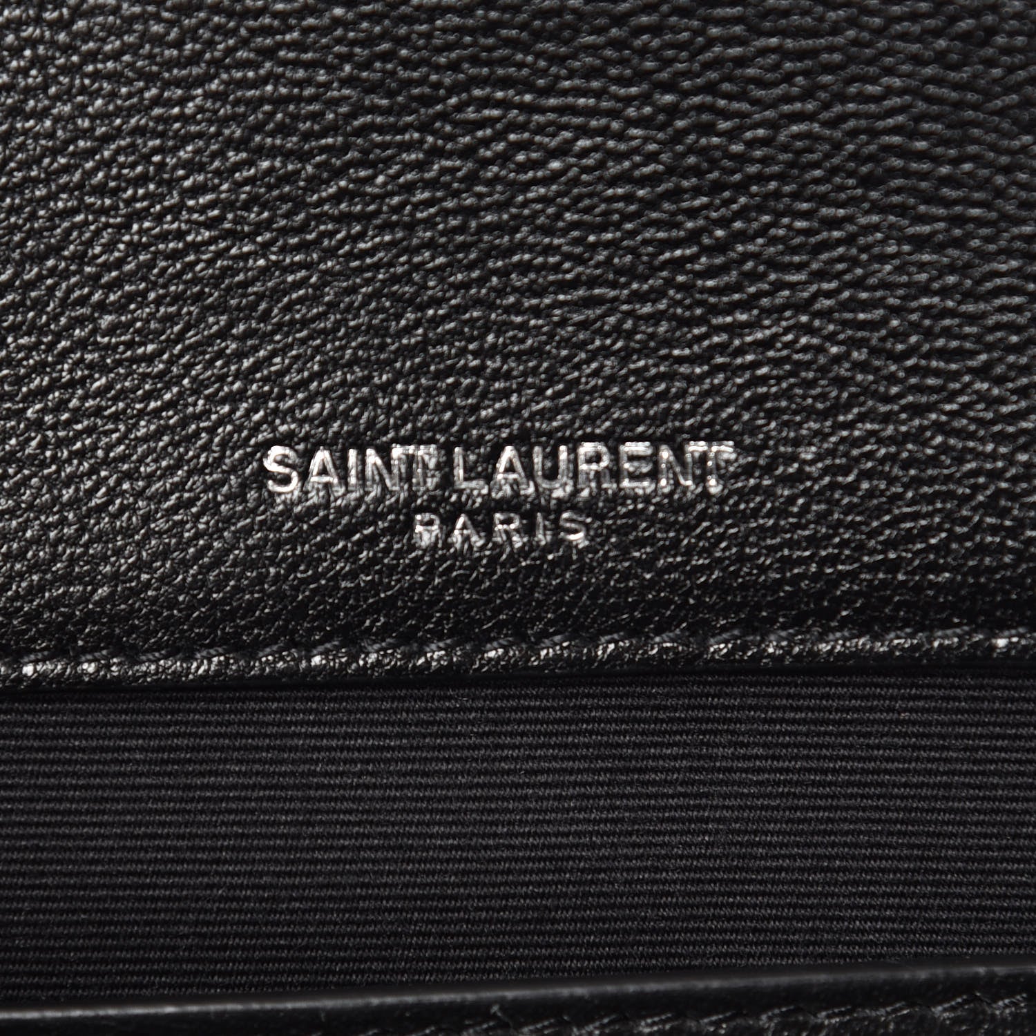 Saint Laurent Calfskin Small Monogram Sunset Black 6 of 8
