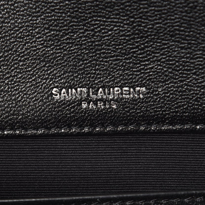 Saint Laurent Calfskin Small Monogram Sunset Black 6 of 8