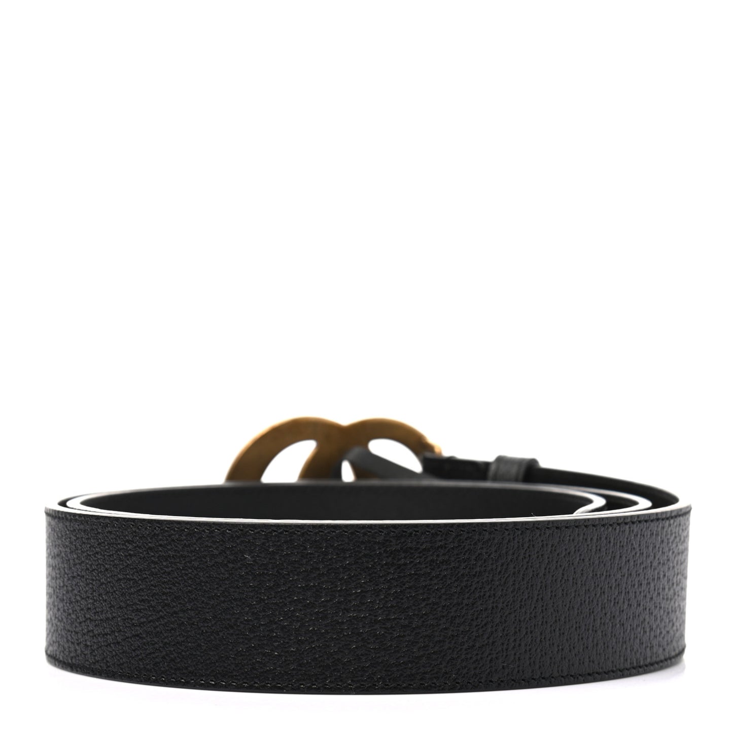 Textured Calfskin Double G 40mm Belt 100 40 Black