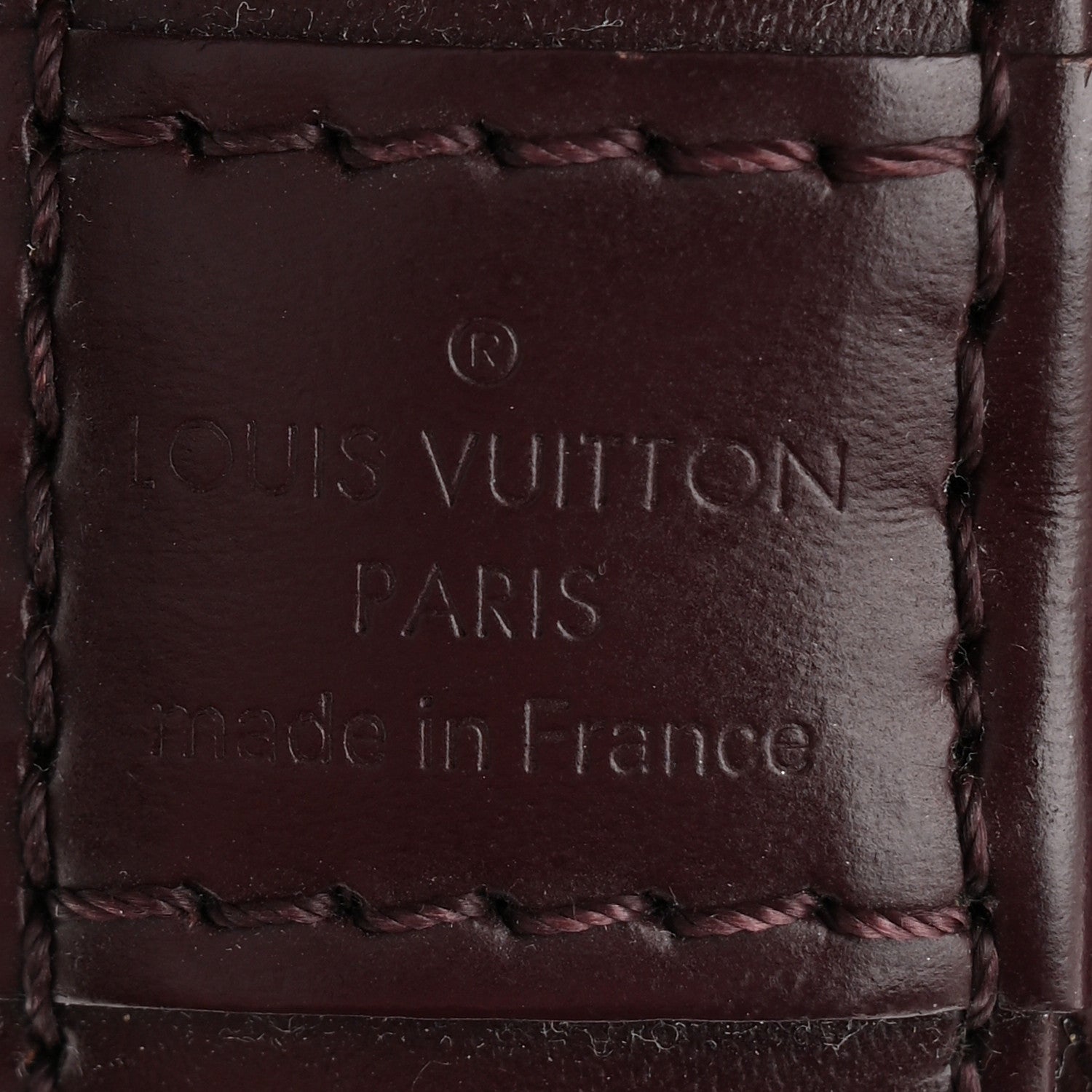 Louis Vuitton Epi Alma BB Quetsche 6 of 10