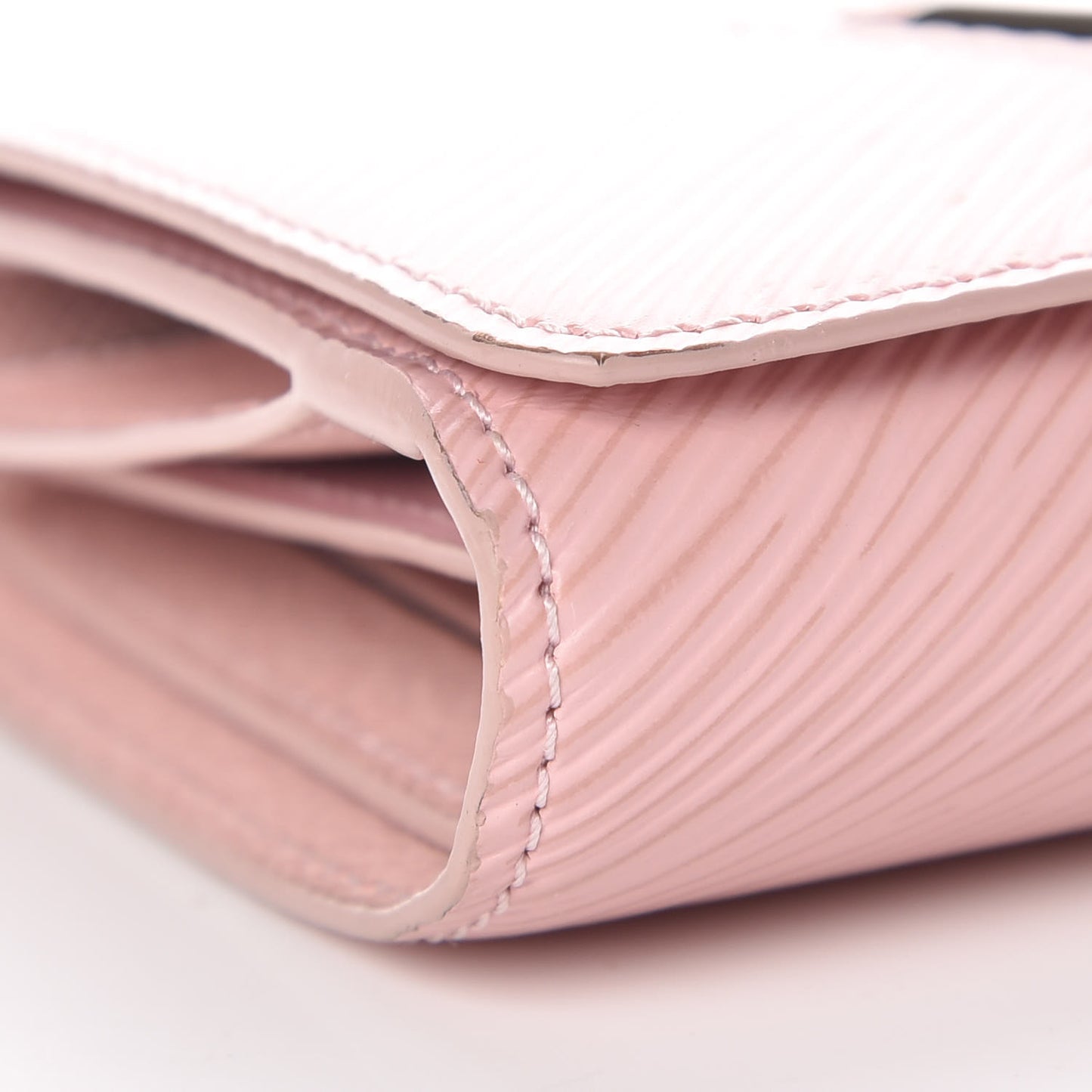 Epi Twist Compact Wallet Rose Ballerine