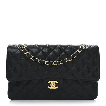 Chanel Caviar Quilted Medium Double Flap Black 1 of 10