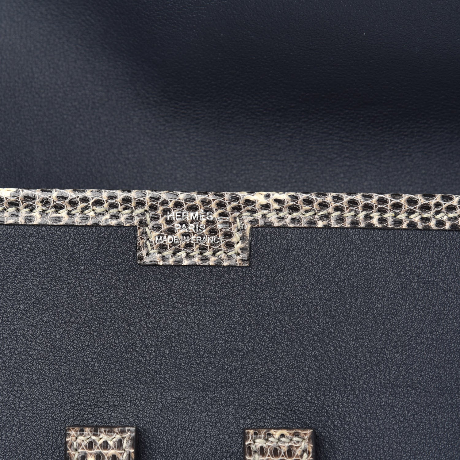 Hermes Swift Lizard Jige Elan Touch 29 Clutch Bleu Nuit Ombre 6 of 10