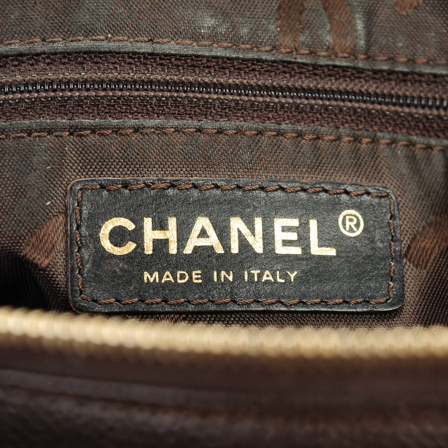 Chanel Caviar Shoulder Bag Dark Brown 6 of 7