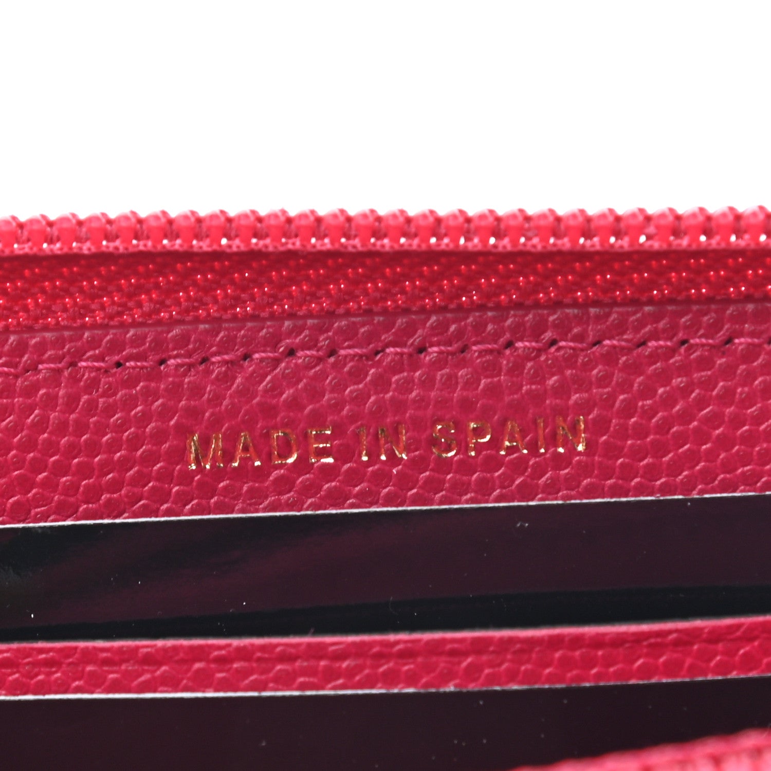 Chanel Caviar Quilted Small Boy Zip Around Wallet Fuchsia 7 of 8