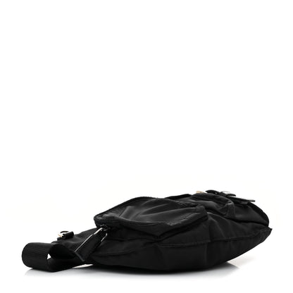 Prada Tessuto Nylon Multi Pocket Belt Bag Black 4 of 10