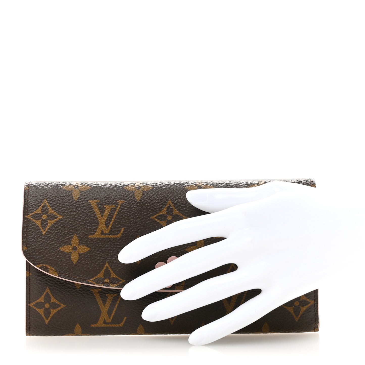Monogram Bloom Flower Emilie Wallet Fuchsia