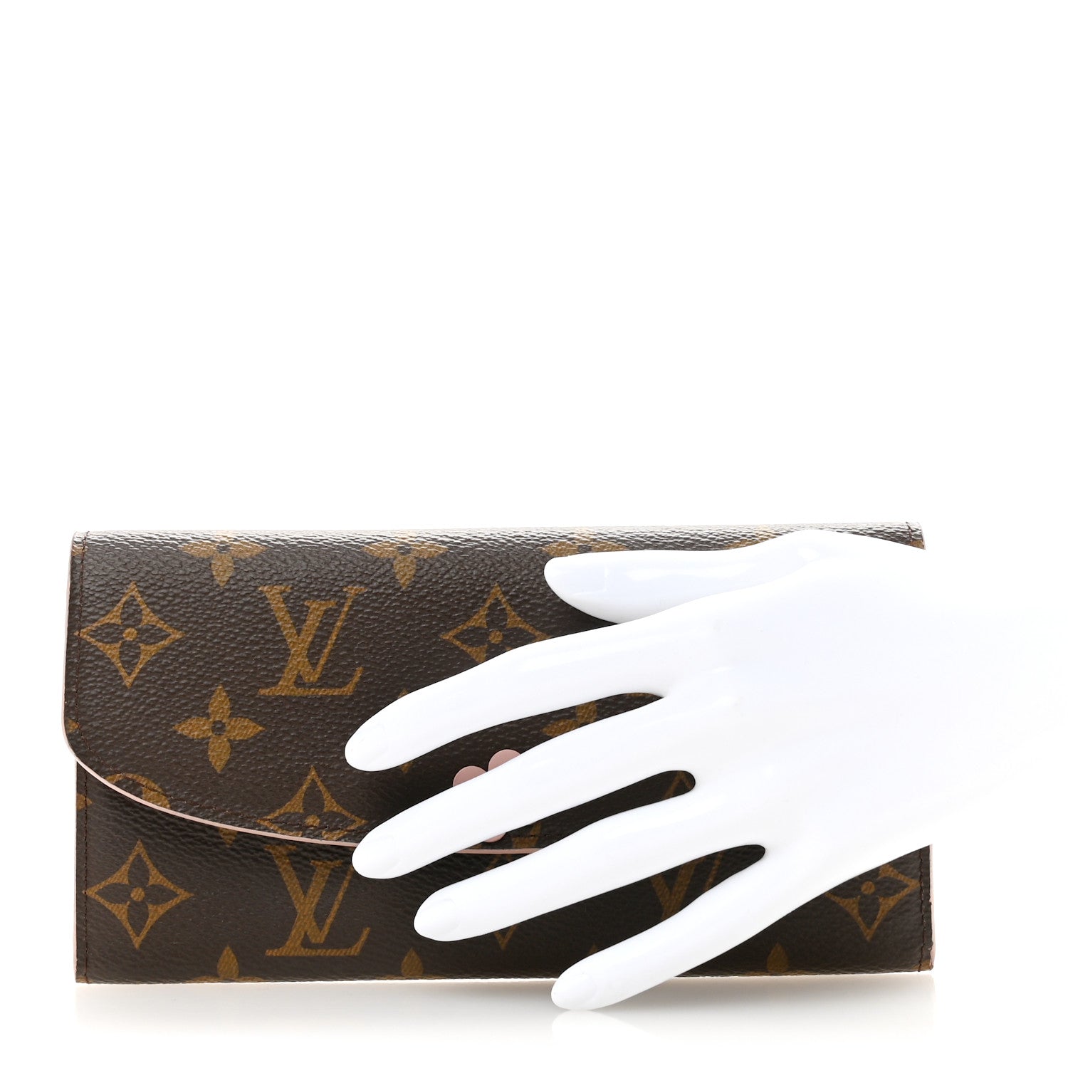 Louis Vuitton Monogram Bloom Flower Emilie Wallet Fuchsia 2 of 11