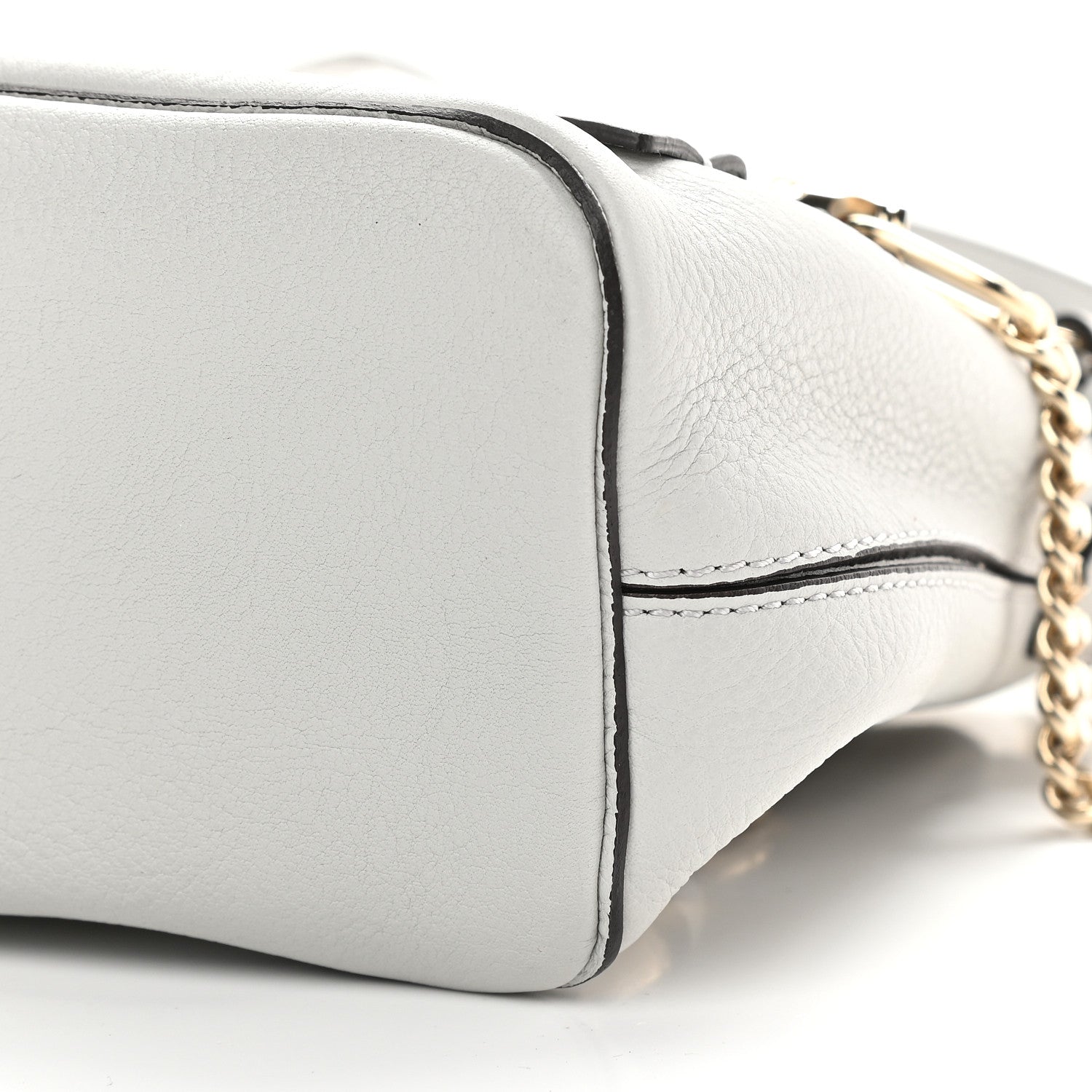 Chloe Suede Calfskin Mini Faye Backpack Airy Grey 9 of 9