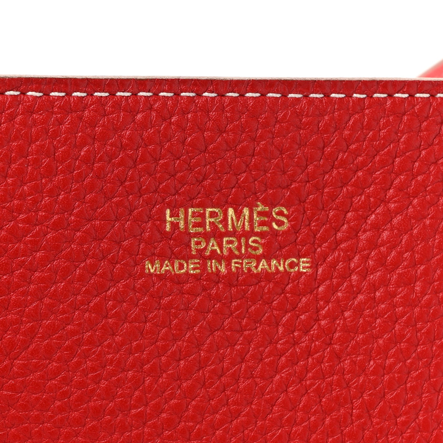 Hermes Taurillon Clemence Double Sens Reversible Tote 36 Rose Jaipur Bougainvillea 9 of 18