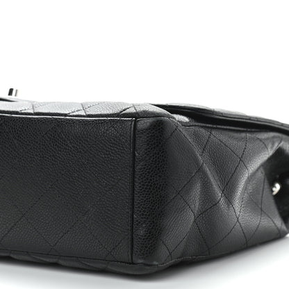 Chanel Caviar Quilted Maxi Single Flap Black 10 of 14