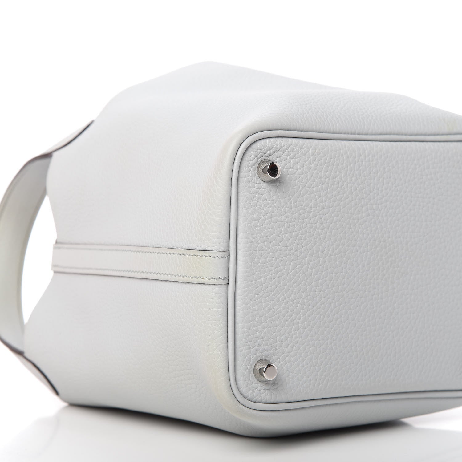 Hermes Taurillon Clemence Picotin Lock 18 PM Bleu Brume 6 of 12