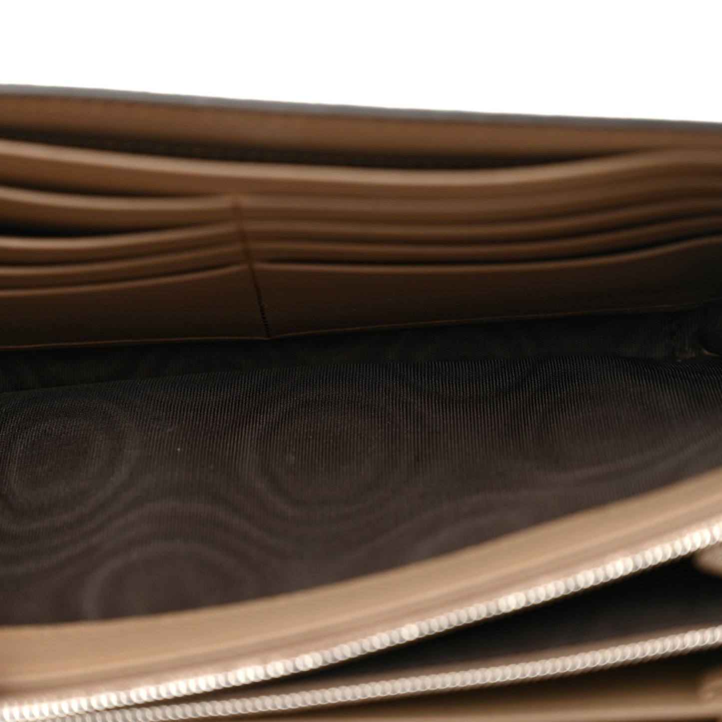 GG Supreme Monogram Mini Dionysus Chain Wallet Beige Taupe