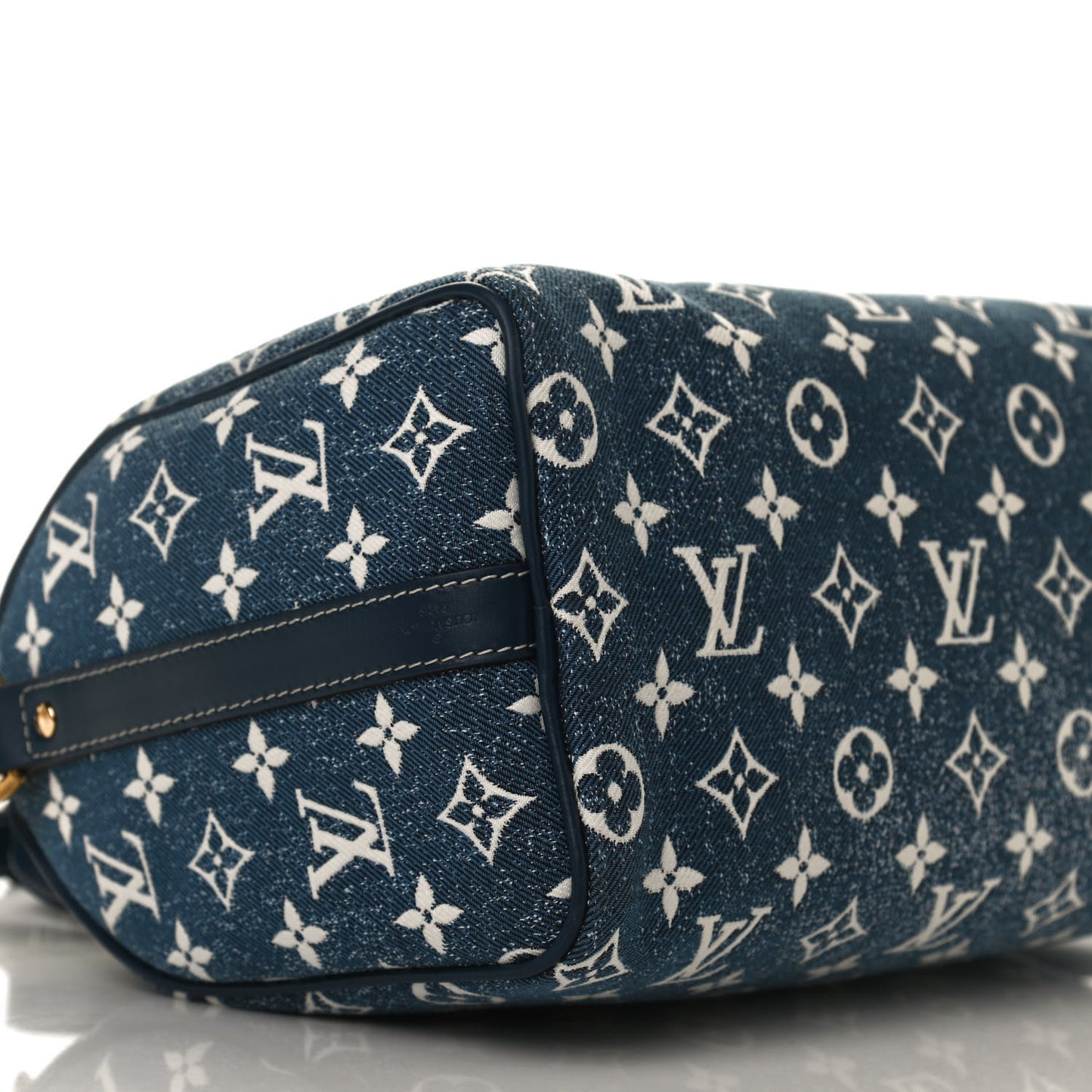 Monogram Jacquard Denim Speedy Bandouliere 25 Bleu