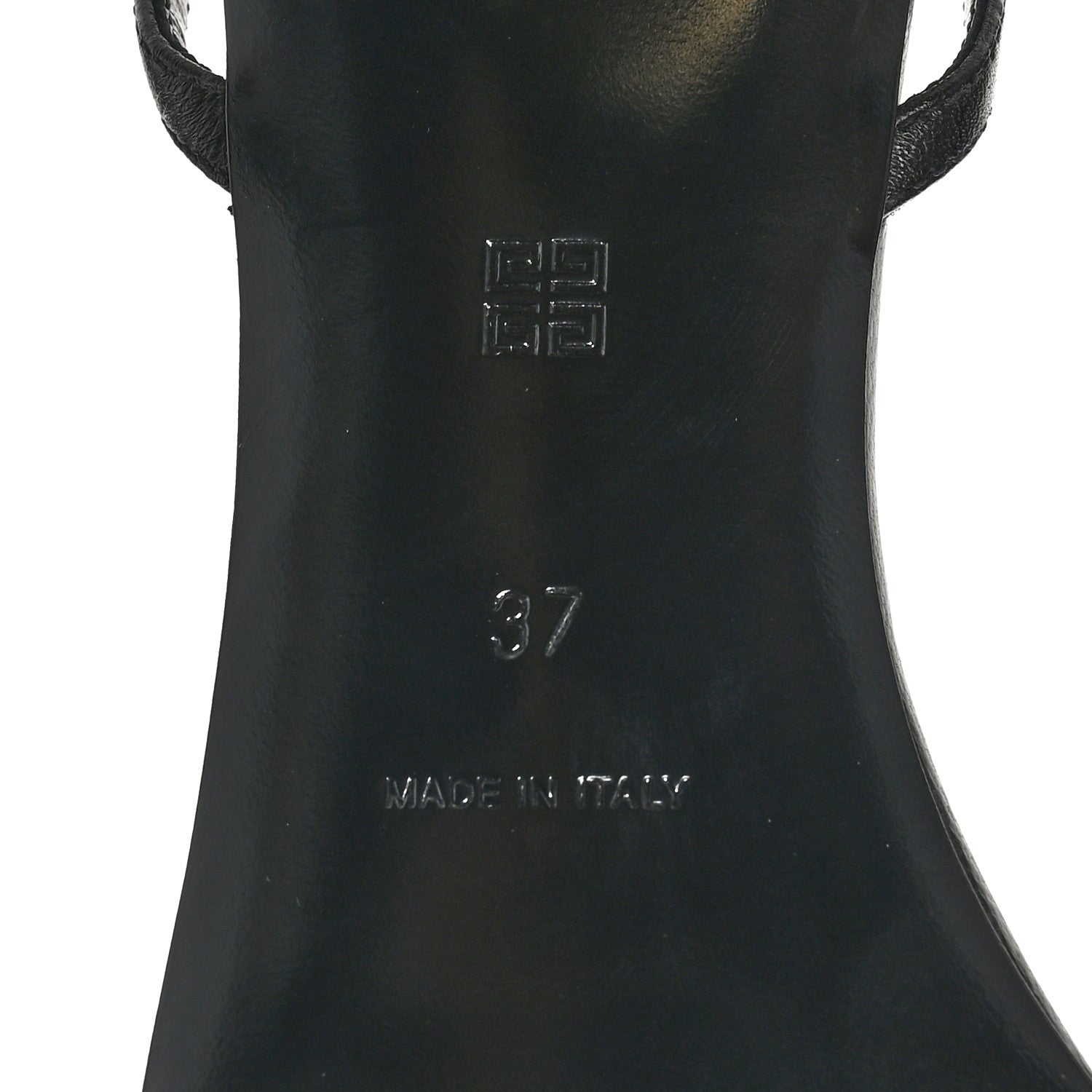 Givenchy Lambskin 4G Cube 45 Strap Sandals 37 Black 8 of 9