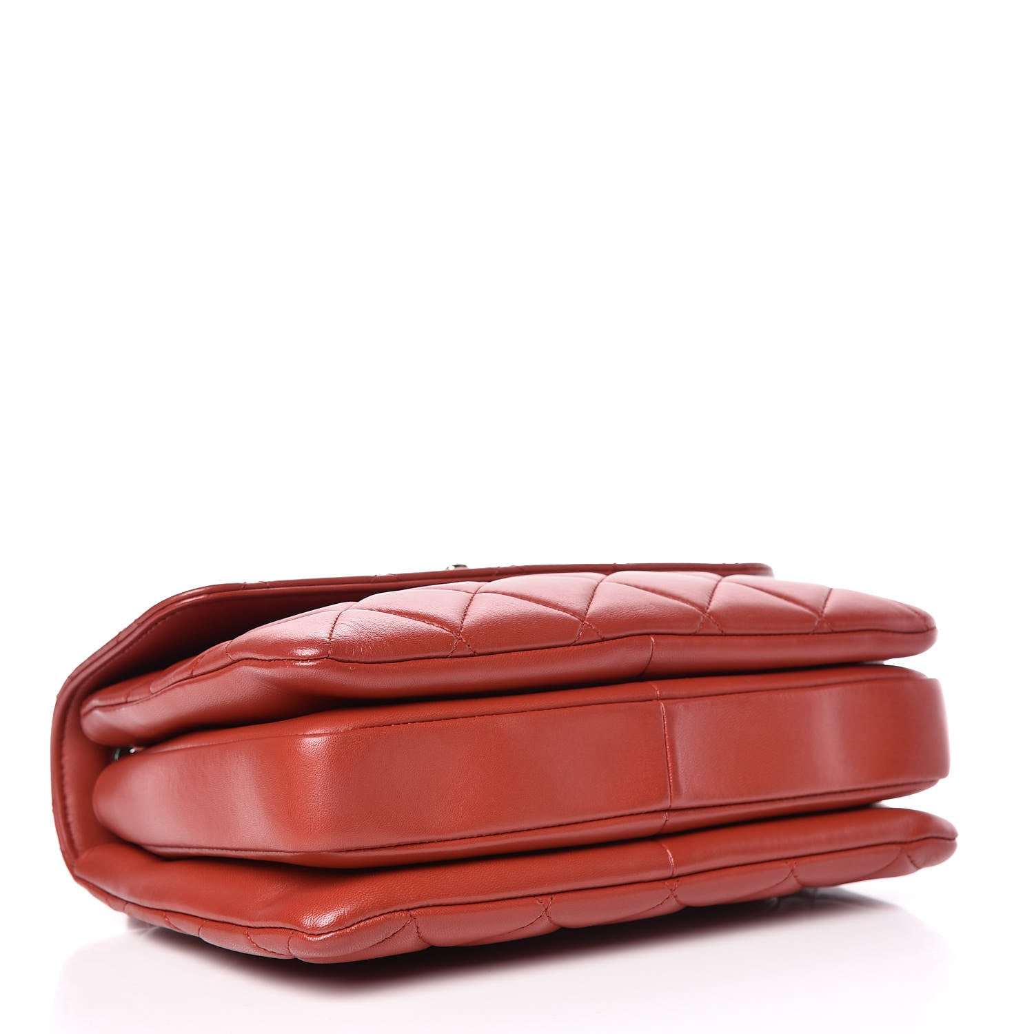 Chanel Lambskin Quilted Small Trendy CC Dual Handle Bag Red 4 of 11