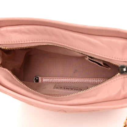 Chanel Aged Calfskin Quilted Small Gabrielle Hobo Pink 5 of 16
