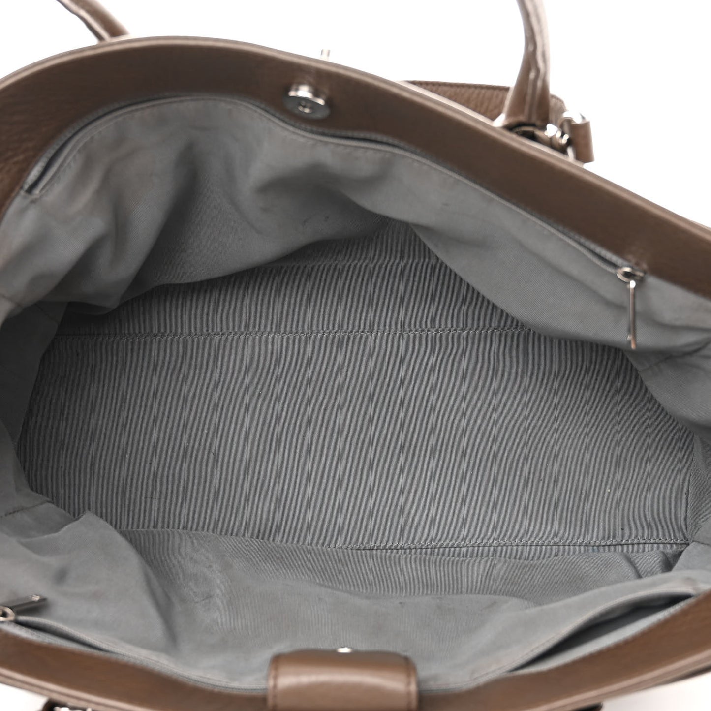 Deerskin Cerf Executive Shopper Tote Brown