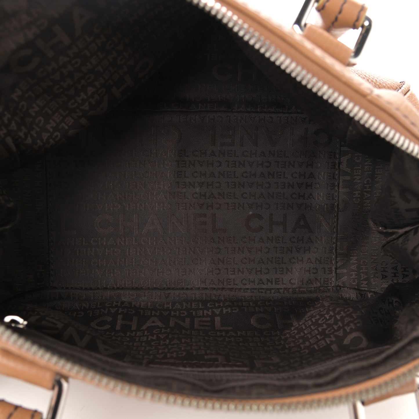Calfskin Small Tassel Bowler Light Brown