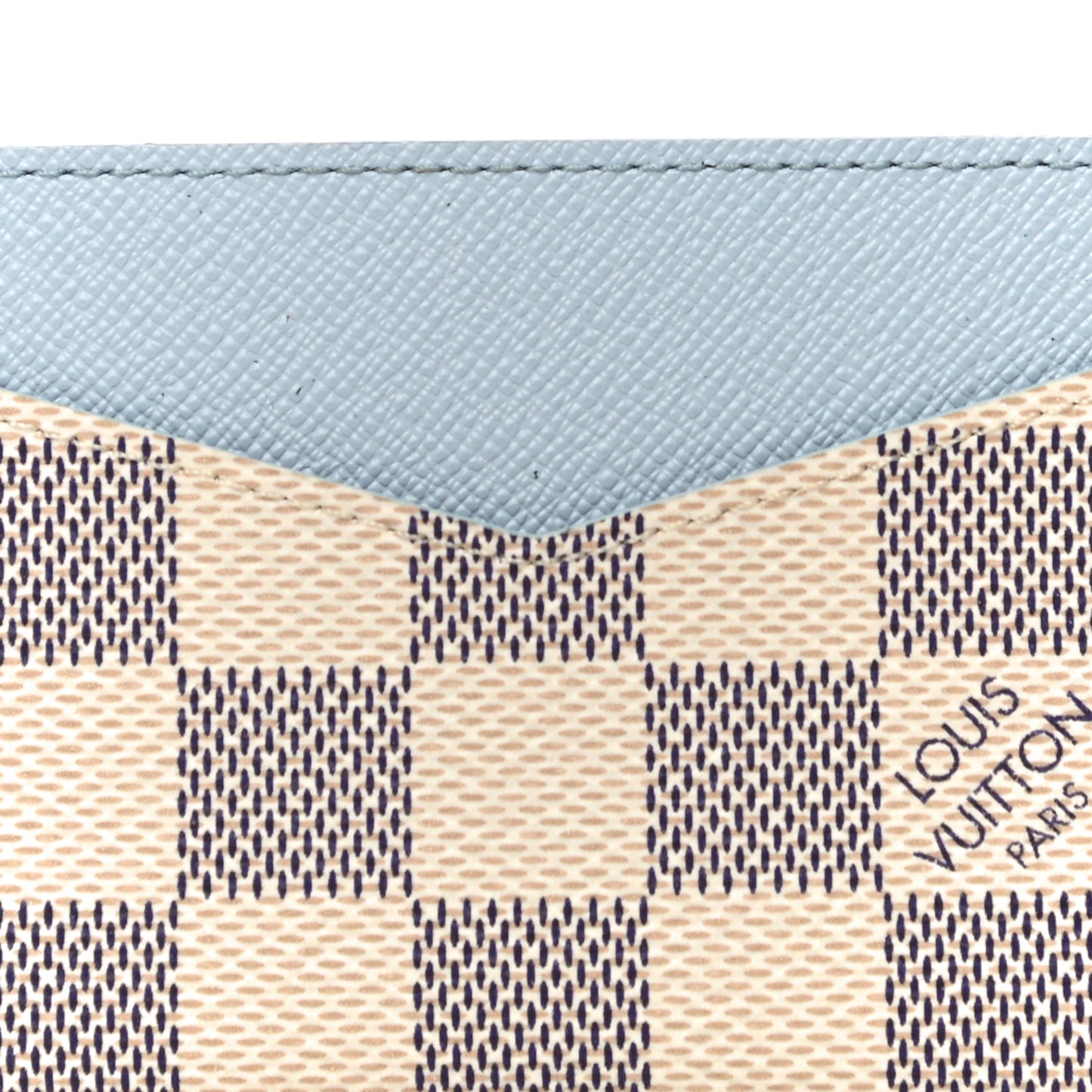 Damier Azur Daily Card Holder Olympe Blue