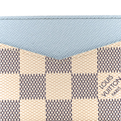 Louis Vuitton Damier Azur Daily Card Holder Olympe Blue 7 of 10
