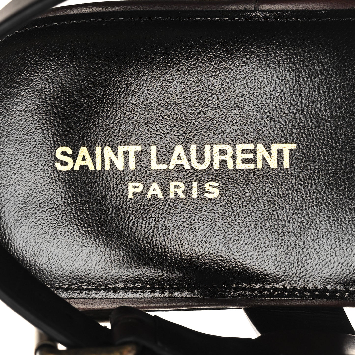 Calfskin Mens Cassandra Monogram Sandals 43 Moro