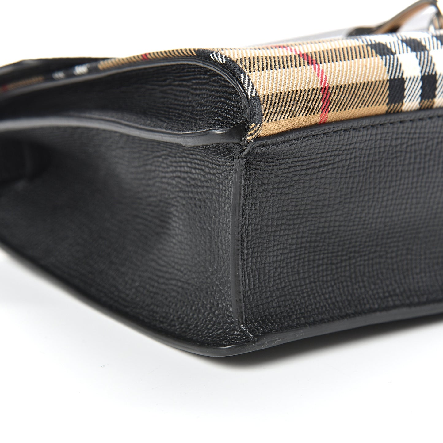 Derby Calfskin Vintage Check Small Macken Crossbody Bag Black