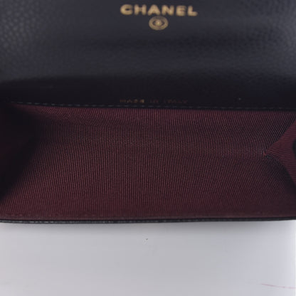 Chanel Caviar Quilted Flap Card Holder Black 7 of 11