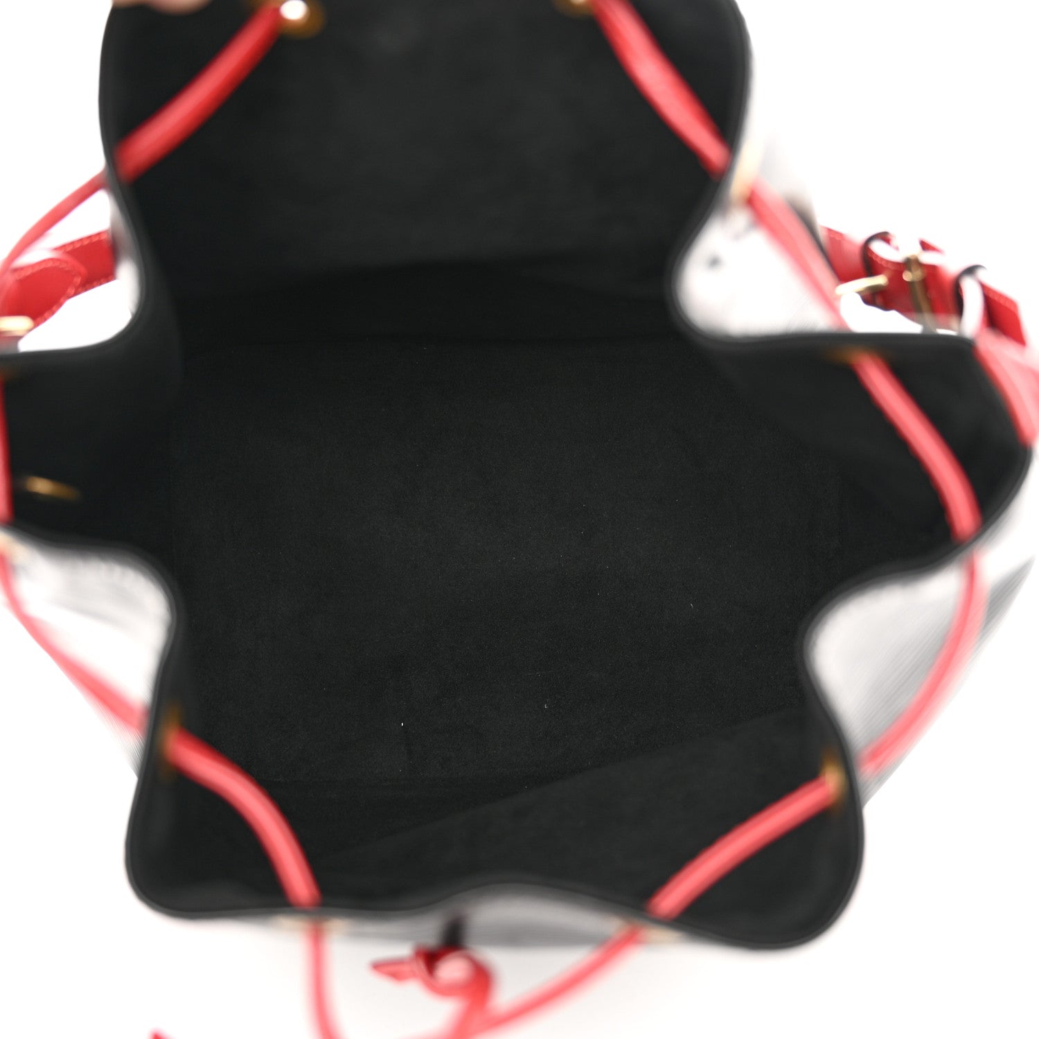 Louis Vuitton Epi Bi-Color Noe Castillan Red Black 5 of 12