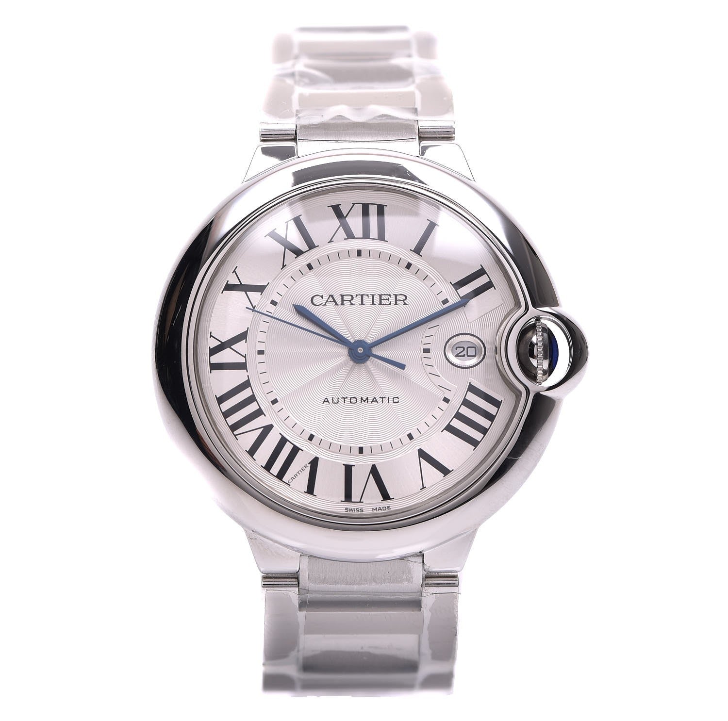 Cartier Stainless Steel 42mm Ballon Bleu De Automatic Watch 1 of 7