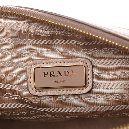 Prada Vitello Daino Medium Double Zip Shoulder Bag Cammeo 5 of 10