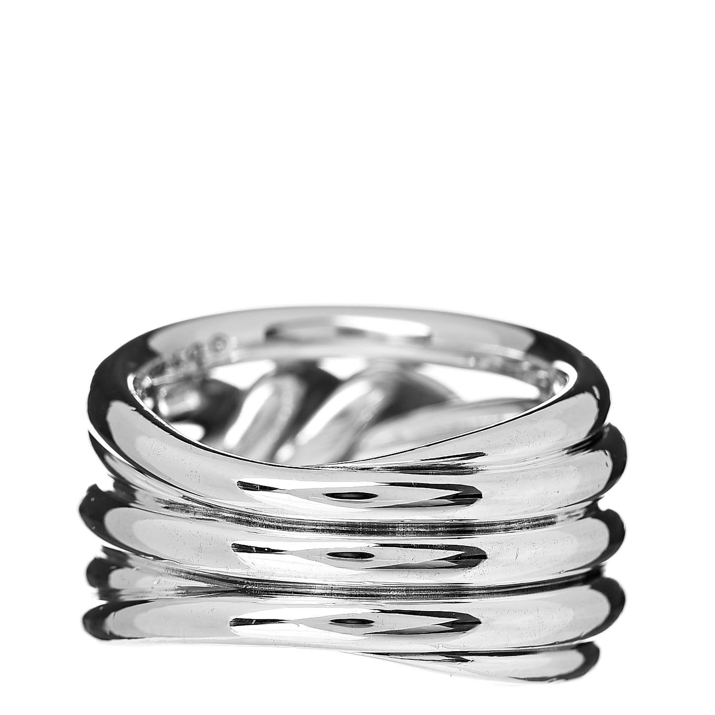 Sterling Silver 14mm Continuance Ring 53 6.25