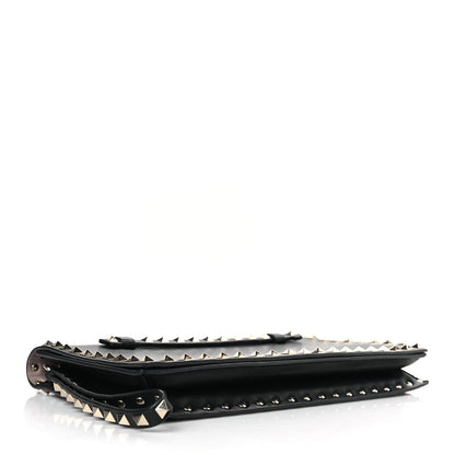 Valentino Garavani Nappa Small Rockstud Wristlet Clutch Black 4 of 8