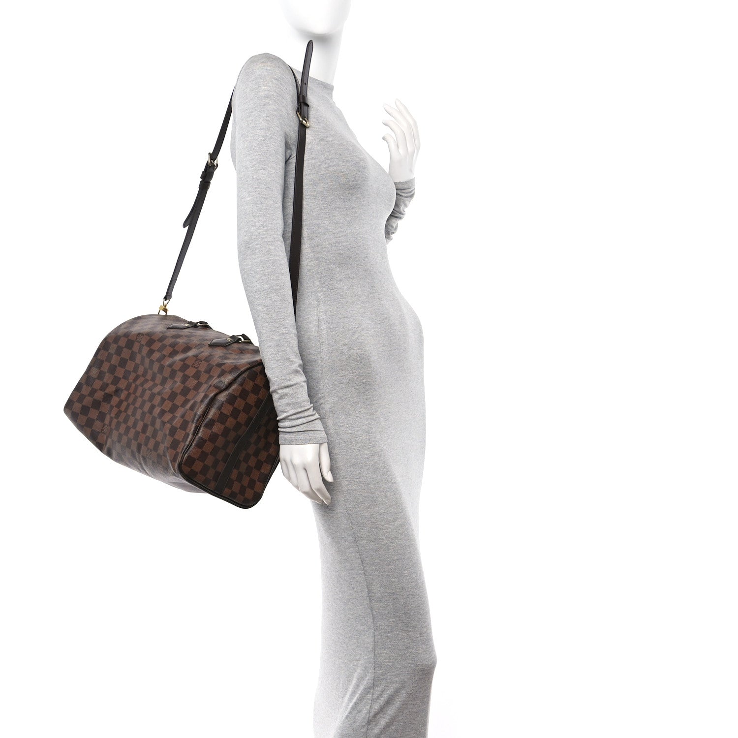 Louis Vuitton Damier Ebene Speedy Bandouliere 35 2 of 12