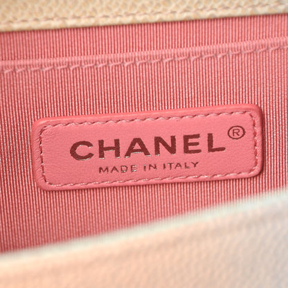 Chanel Caviar Quilted Medium Rainbow Boy Flap Pink Multicolor 6 of 8