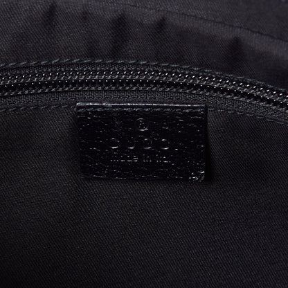 Gucci Monogram Medium Half Moon Hobo Black 7 of 8