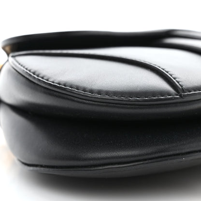 Christian Dior Calfskin Mini Saddle Bag Black 9 of 10