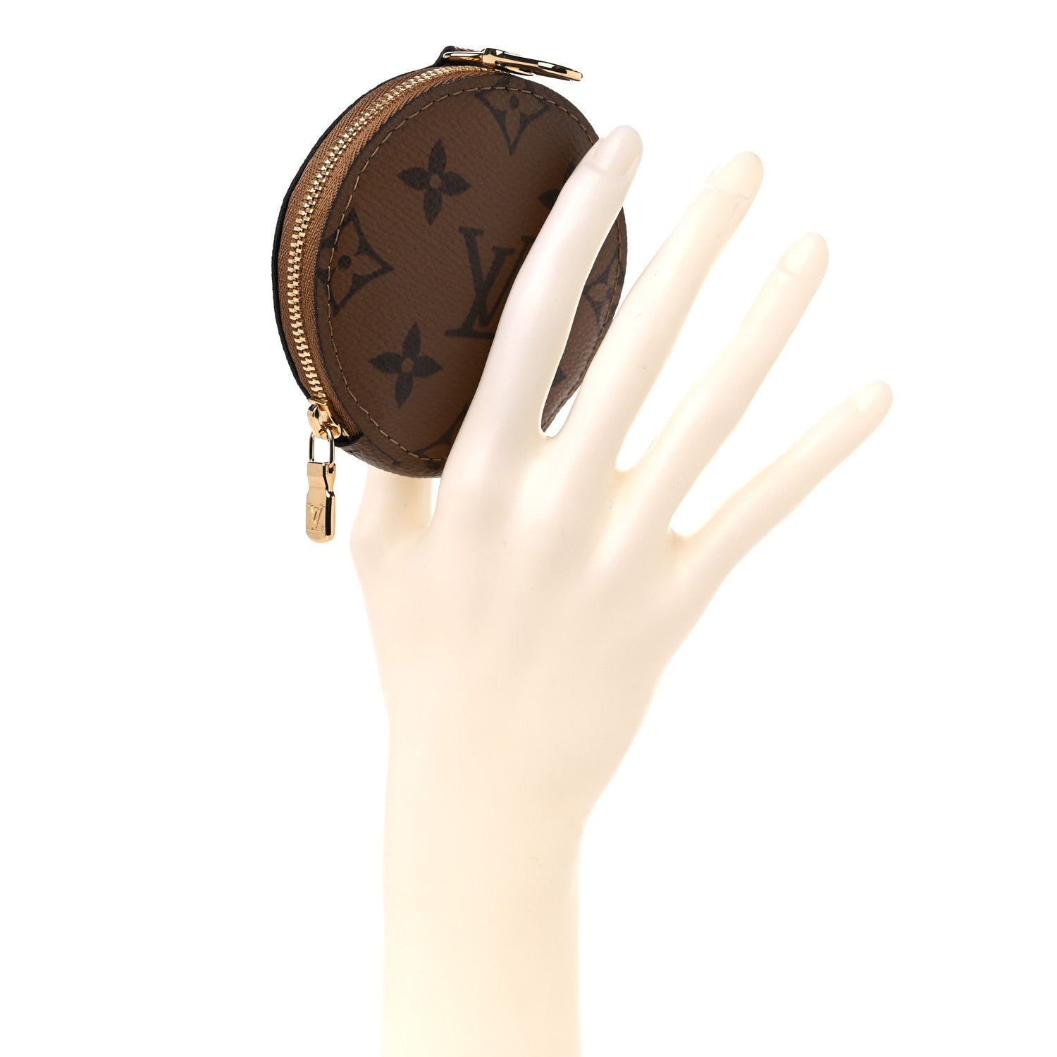Louis Vuitton Reverse Monogram Bandouliere Round Coin Purse 2 of 8